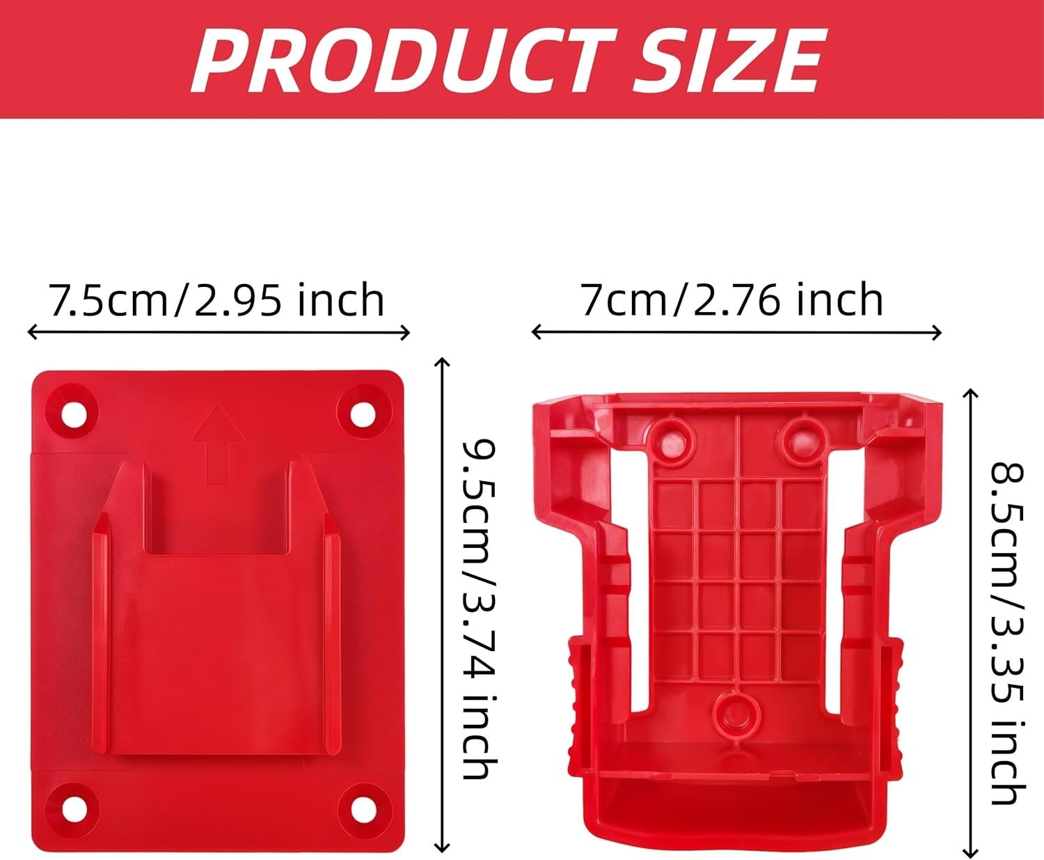 10 PCS Tool Holders + 10 PCS Battery Packs – Easy Mount
