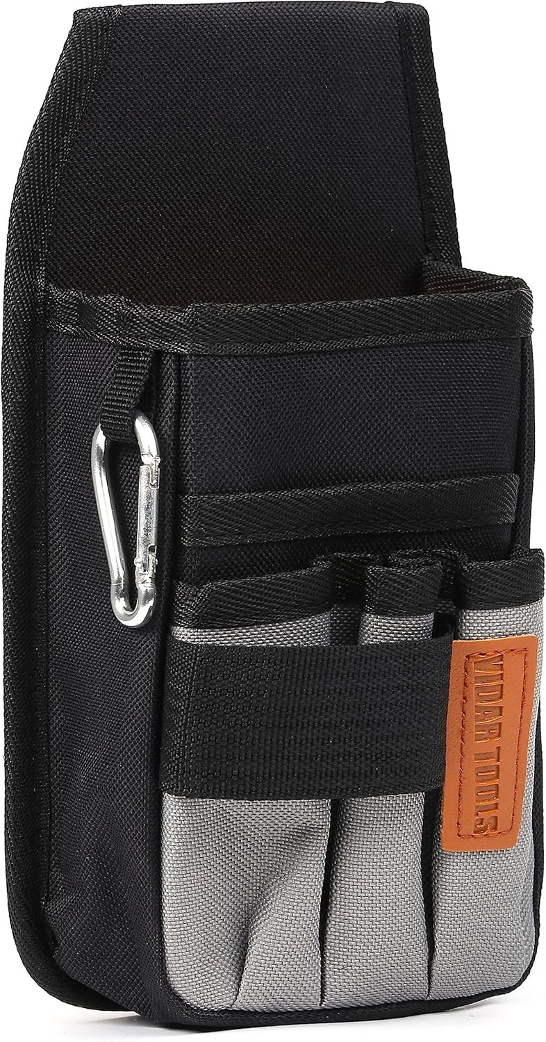 Small Tool Pouch with Belt Clip,Tool Belt Pouches,Electrician Tool Pouch.Mini…