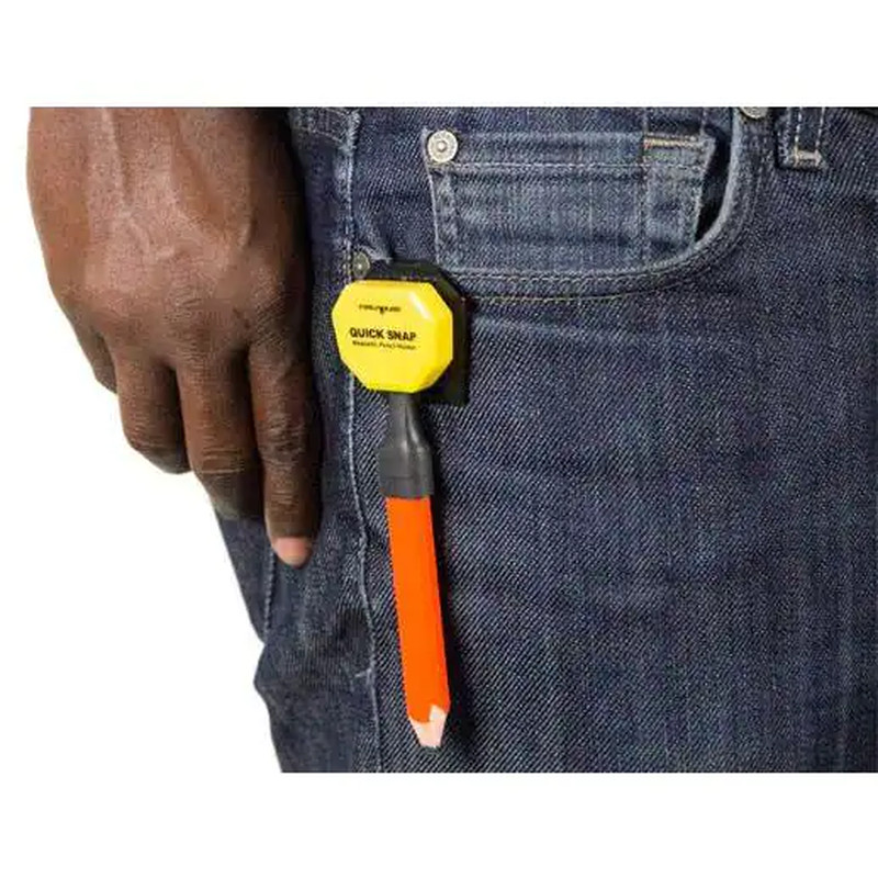 Quick Snap Magnetic Pencil Holder with Belt Clip