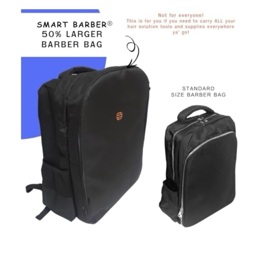 XXL Oversized Barber Bag Water-Resistant, Travel-Ready | Smooth Zippers-NEW!