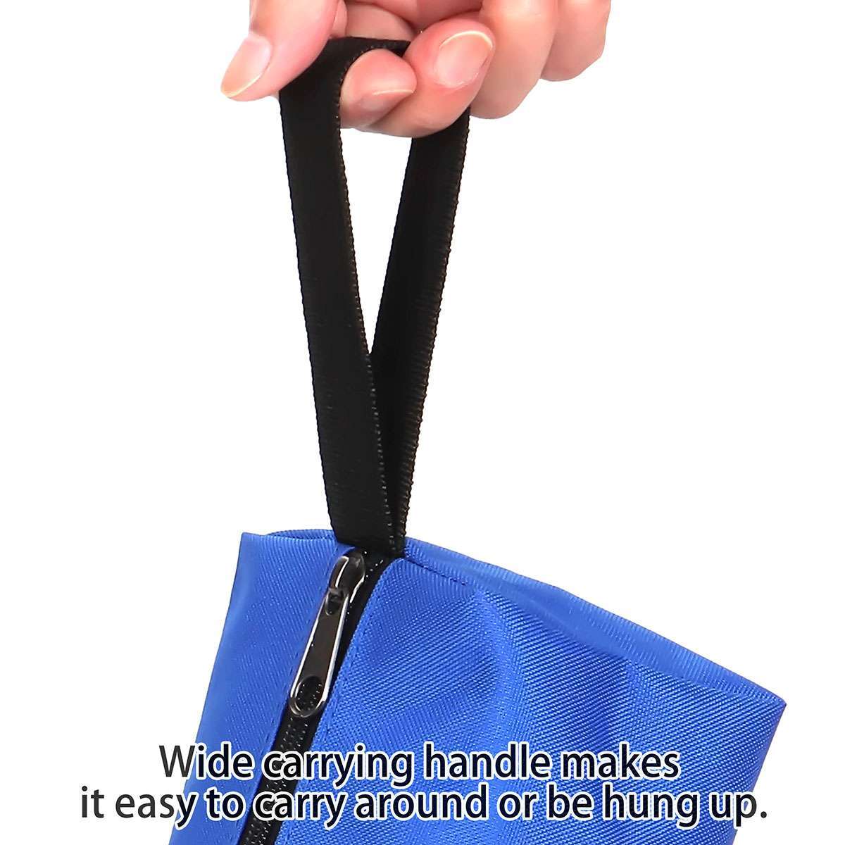 Multi-purpose Oxford Canvas Tool Bag Zipper Small Organizer Pouch Heavy Duty