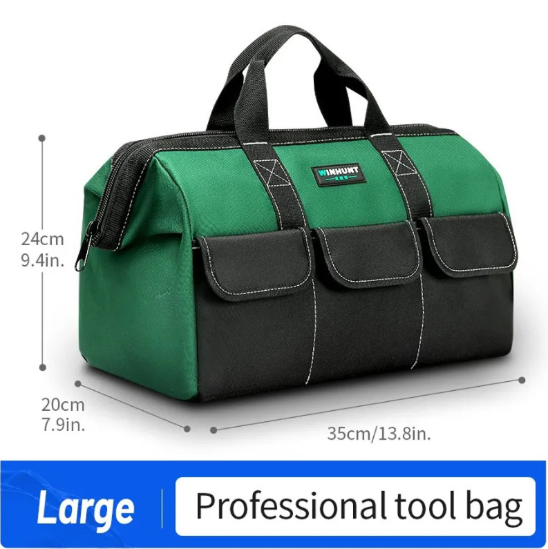 1pc Large Capacity Oxford Cloth Tool Bag Wear-Resistant Portable Organizer – NEW
