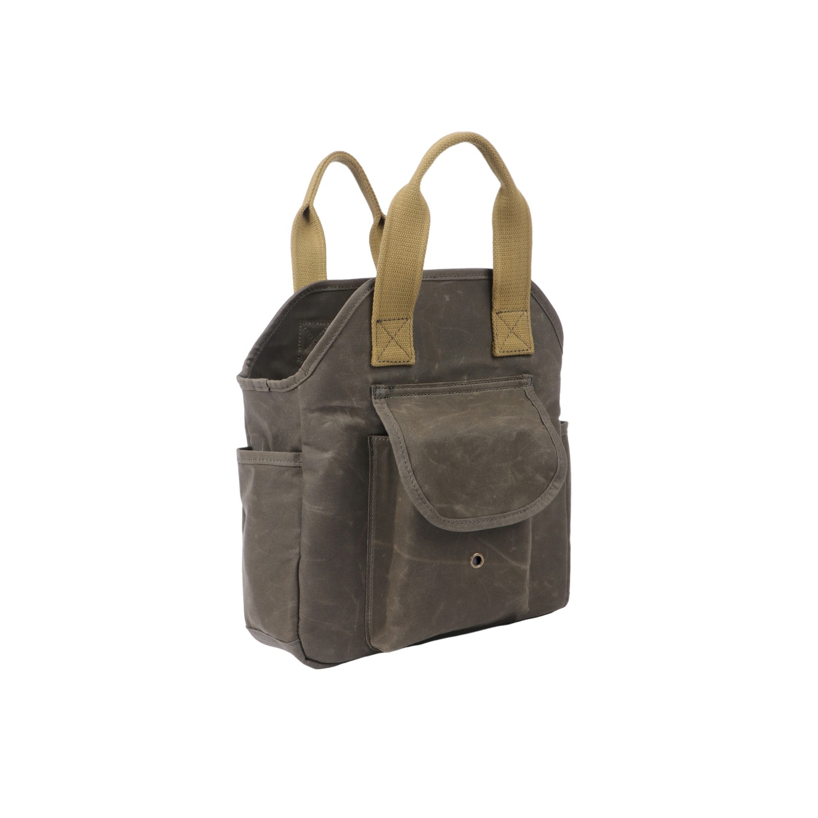 Tourbon Sturdy Canvas Garden Tool Tote Bag Farmer DIY Utility Storage Organizer