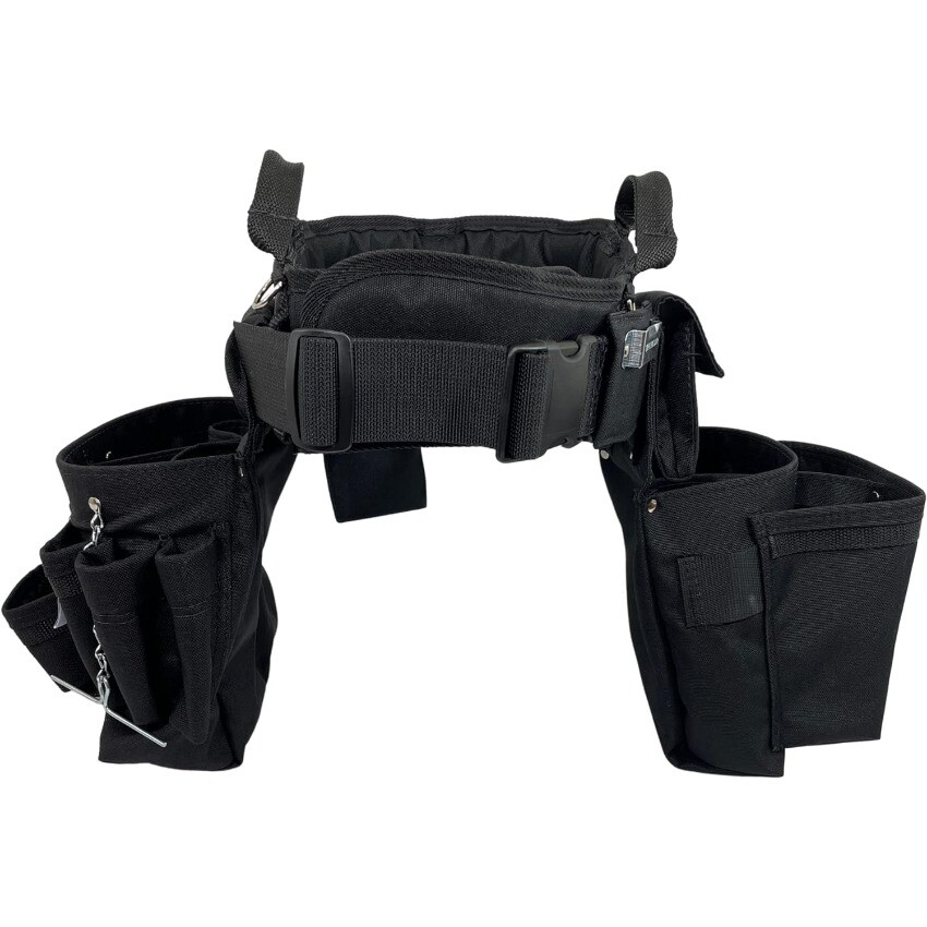 BOULDER BAG Ultimate Electrician’s MAX Combo, Black Extra-Large