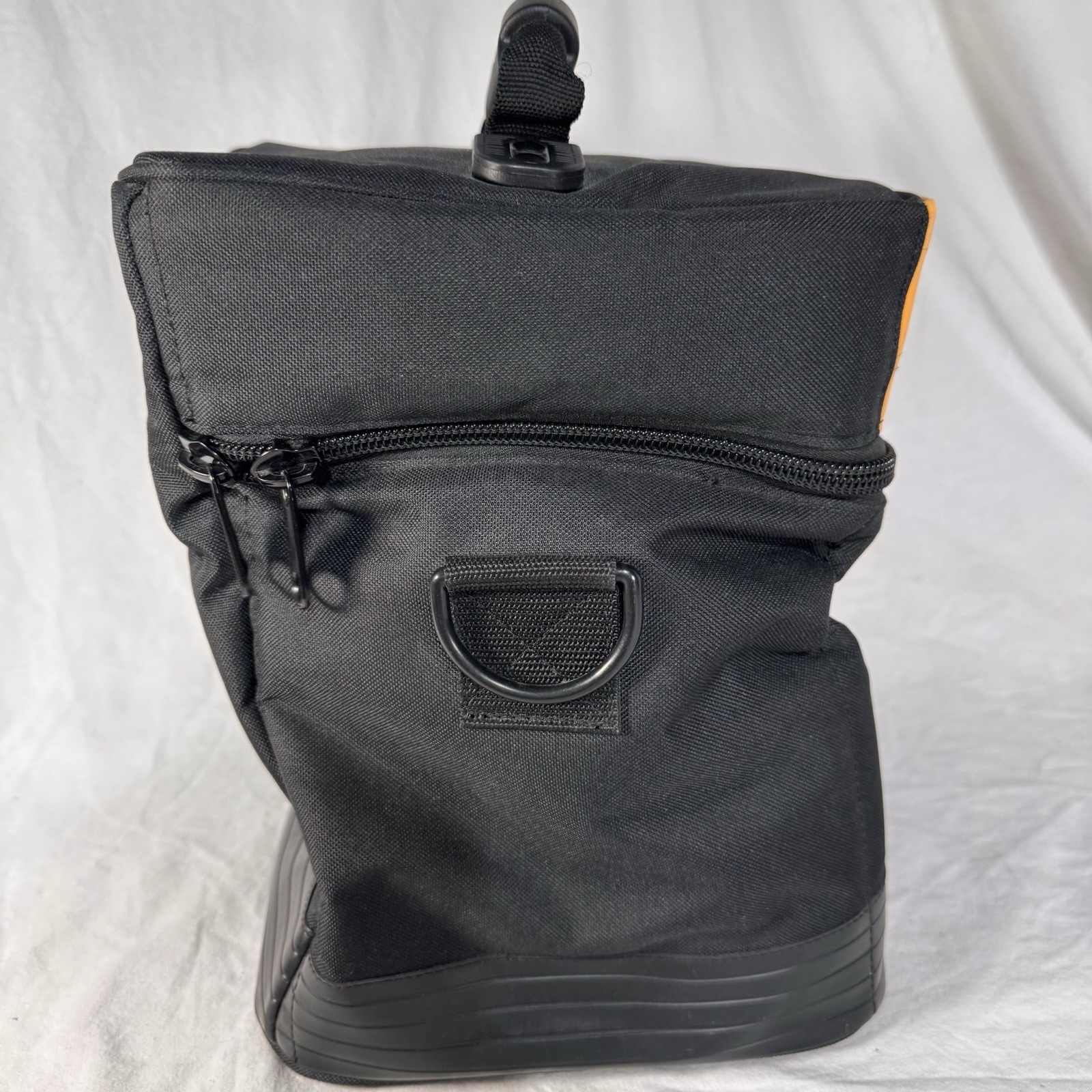 Large Cube Shaped Fluke Carry Bag Insulated Canvas w/ Handle 13”x9”x10”NO STRAP