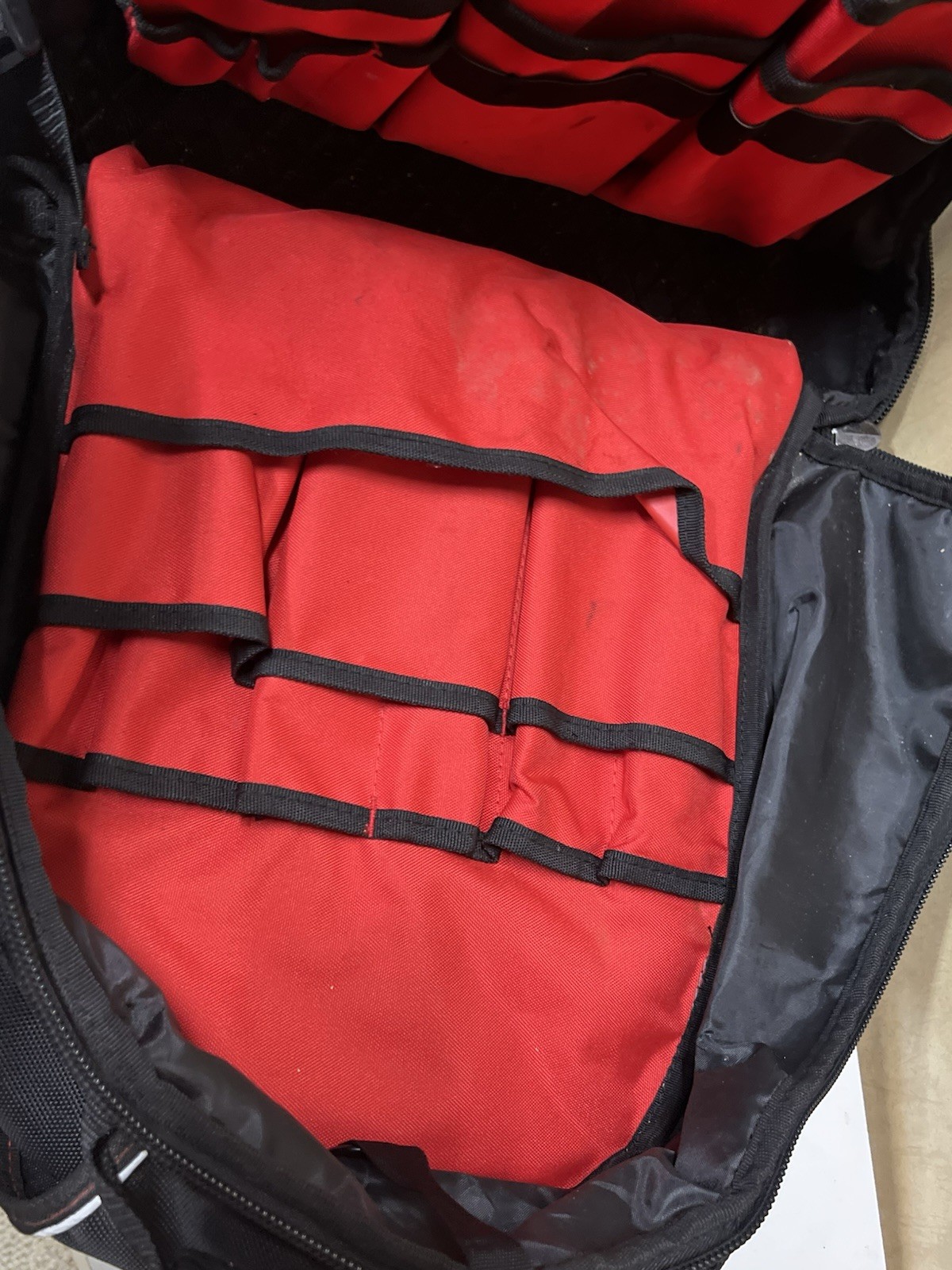 Lenox Tool Bag Backpack Multi Pocket Black Ballistic Nylon Rugged Heavy Duty