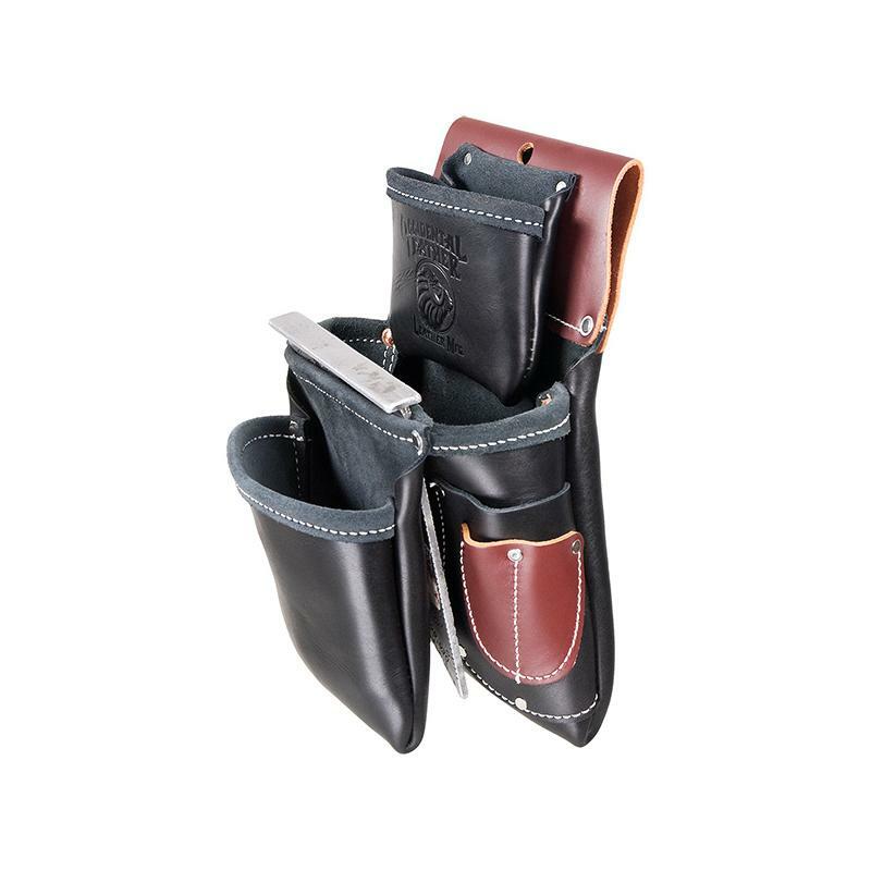 Occidental Leather B5060LH 3 Pouch Pro Fastener Bag – Black Left