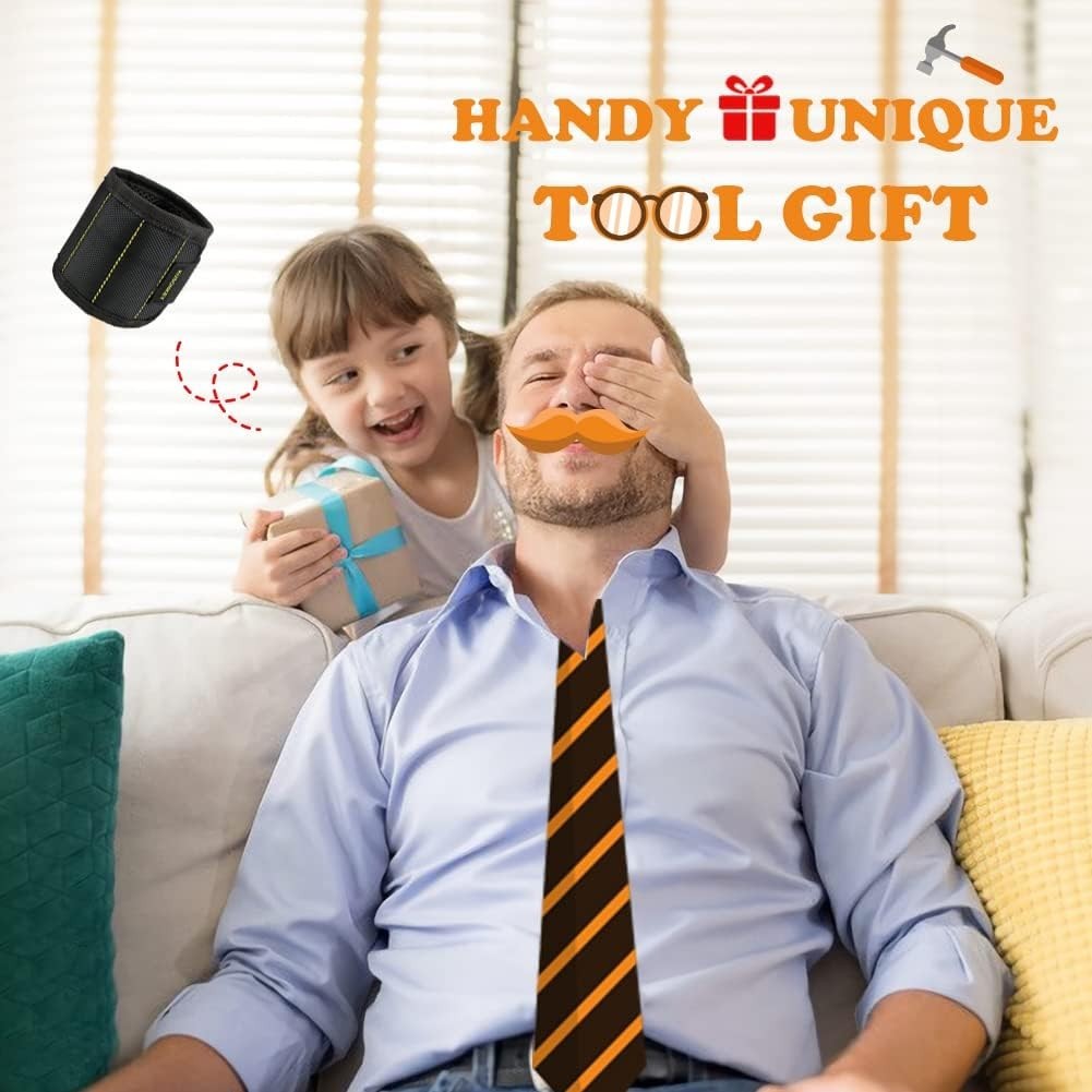Gifts for Christmas Stocking Stuffers for Men, Magnetic Wristband Tool Gift f…