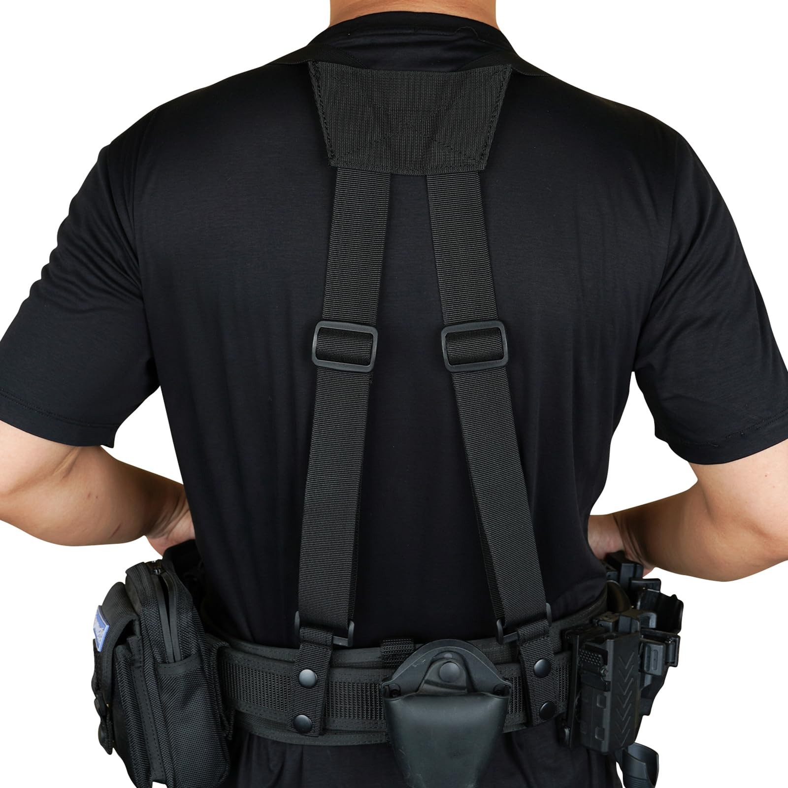 Tactical Suspenders Police Duty Belt Harness for Men,1.5 Inch Adjustable Tool…