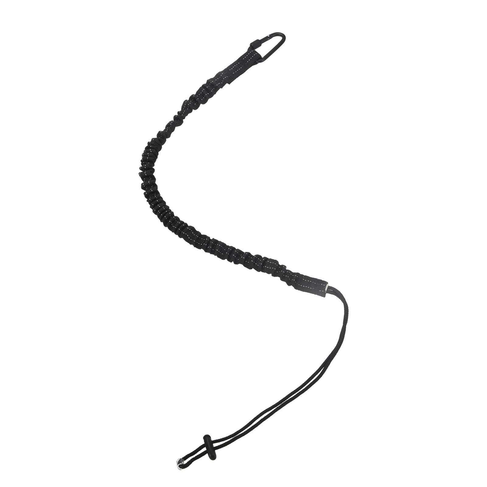Tool Lanyard with Buckle Strap Hook and Loop End (10kg/22lb), (Black)