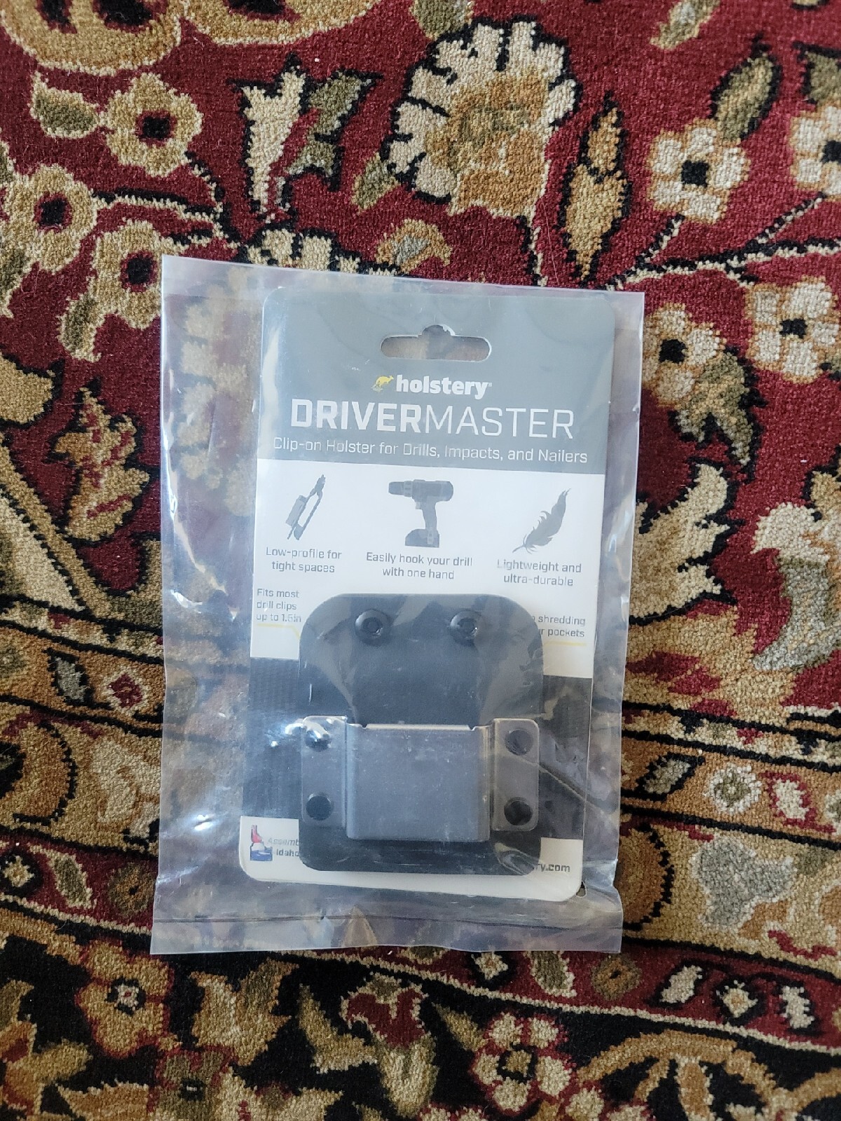DriverMaster | Clip-On Tool Belt Drill Holder – Simple Hook Holster for Cordl…