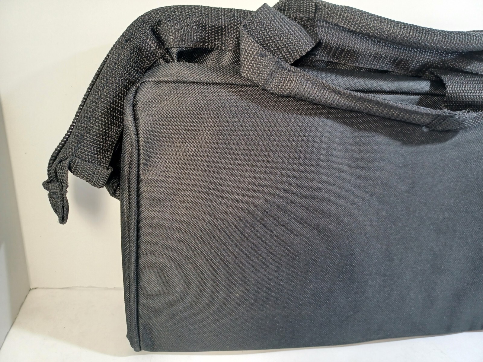 Craftsman 13 Inch W X 9.75 Inch H Wide Mouth Tool Bag 6 Pocket Black Red New