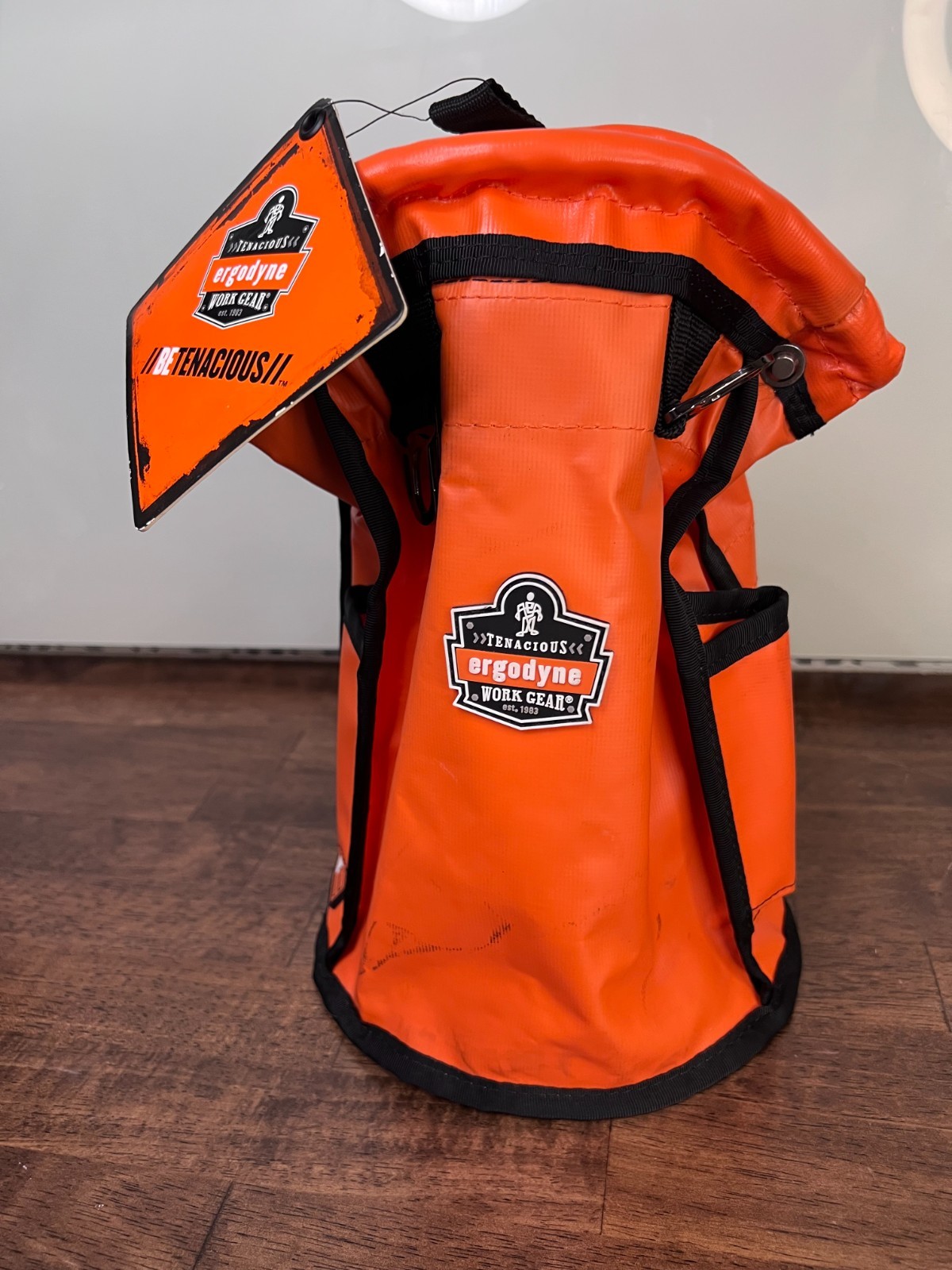 Ergodyne 13638 Arsenal 5538 Topped Parts Pouch – Tarpaulin, Orange W/ Lanyards