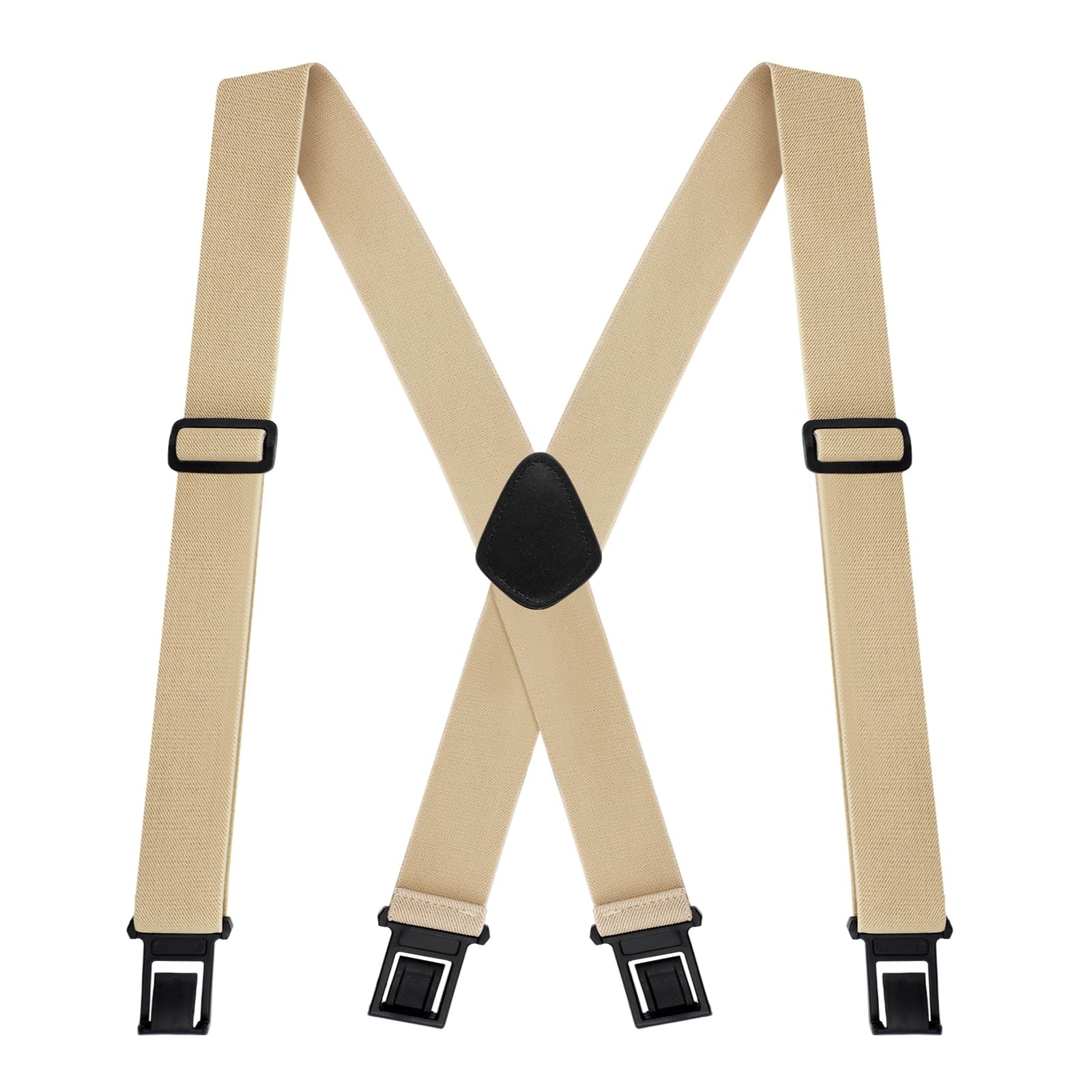 Yearntown 1.5 Inch Wide Men’s Belt Clip 47 x inches / 120 x 3.8 cm, Khaki