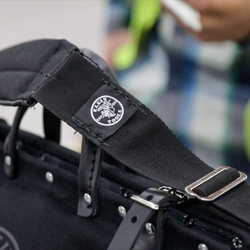 9-Pocket Tool Pouch with Adjustable Strap for Convenient Carrying