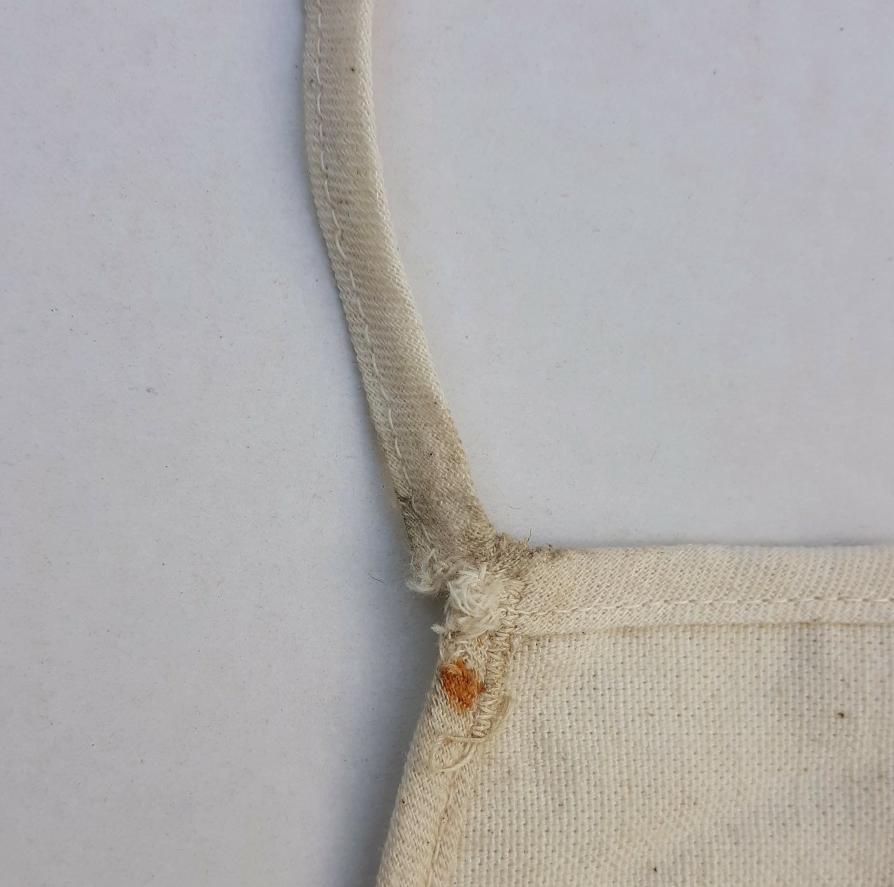 Vtg Lewisburg Ohio LOCK HARDWARE Trust Worthy Cloth Carpenter Waist Nail Pouch