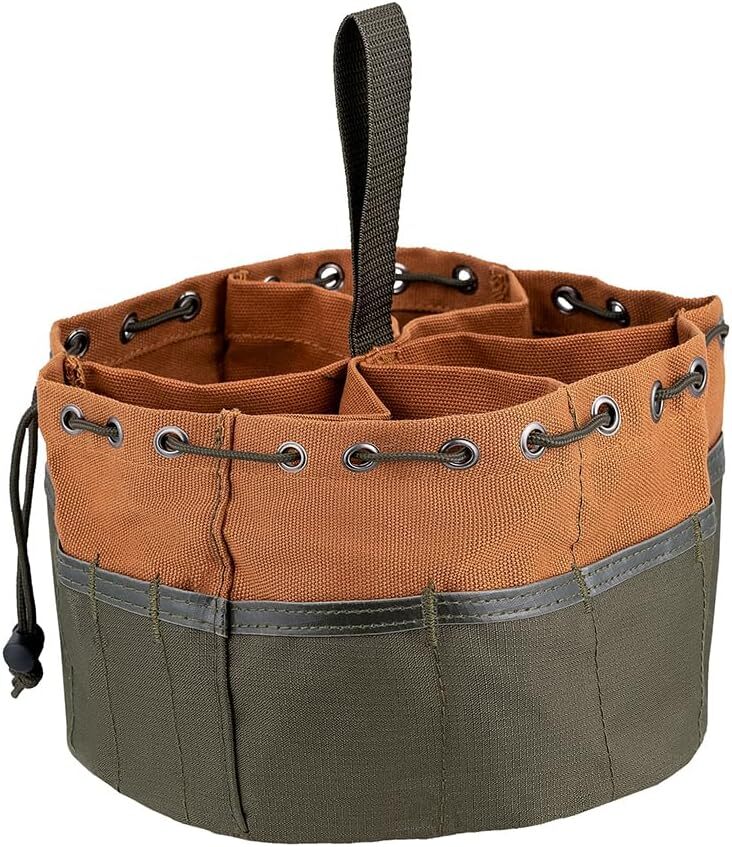 Bucket Boss Parachute Bag Small Parts in Brown, 25001 1 Pack, Brown