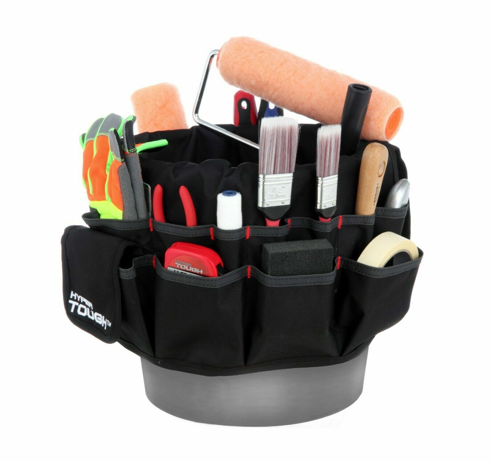 Polyester Tool Holder Organizer with 35 Pockets for 5 Gallon Bucket