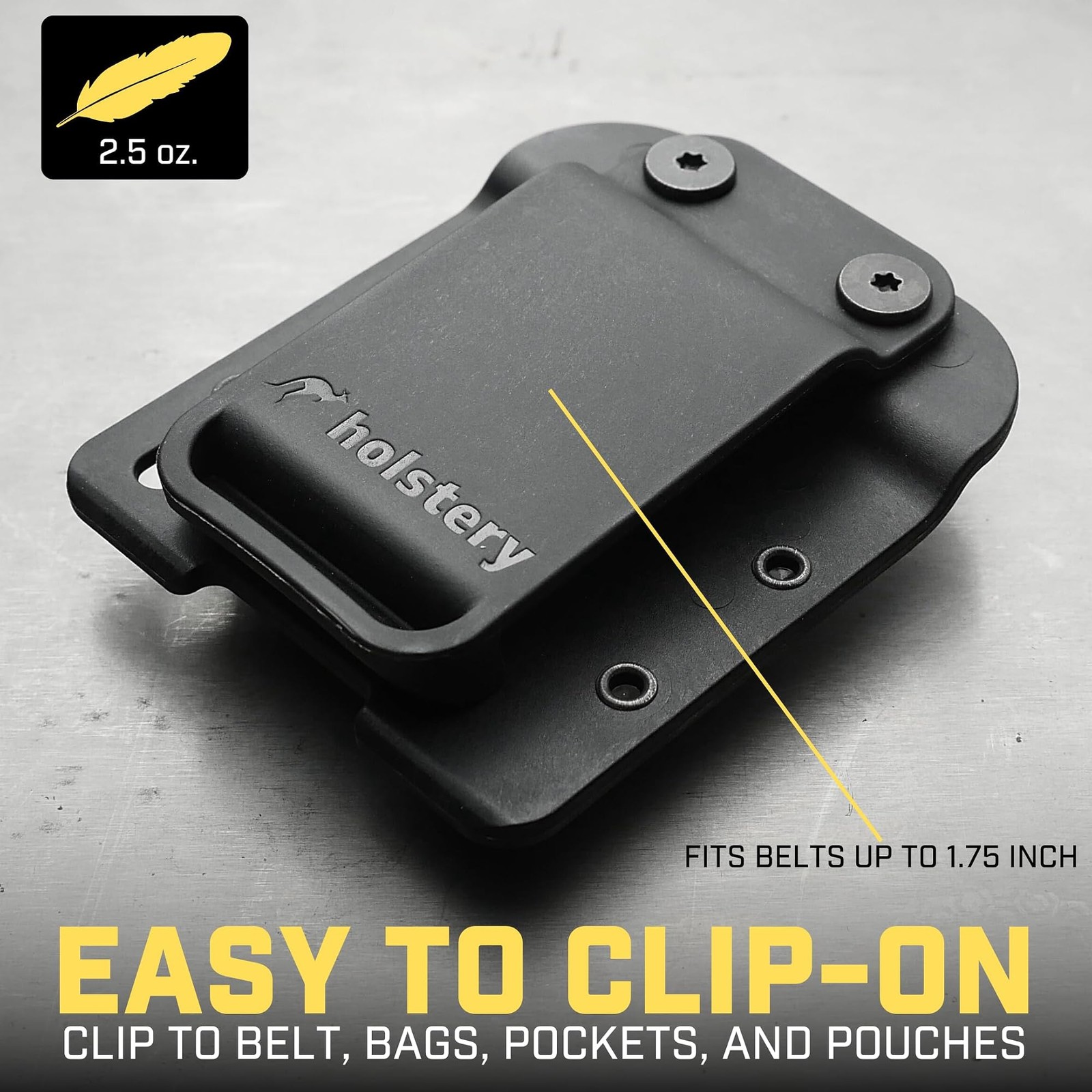 Holstery DriverMaster | Clip-On Tool Belt Drill Holder – Simple Hook Holster …