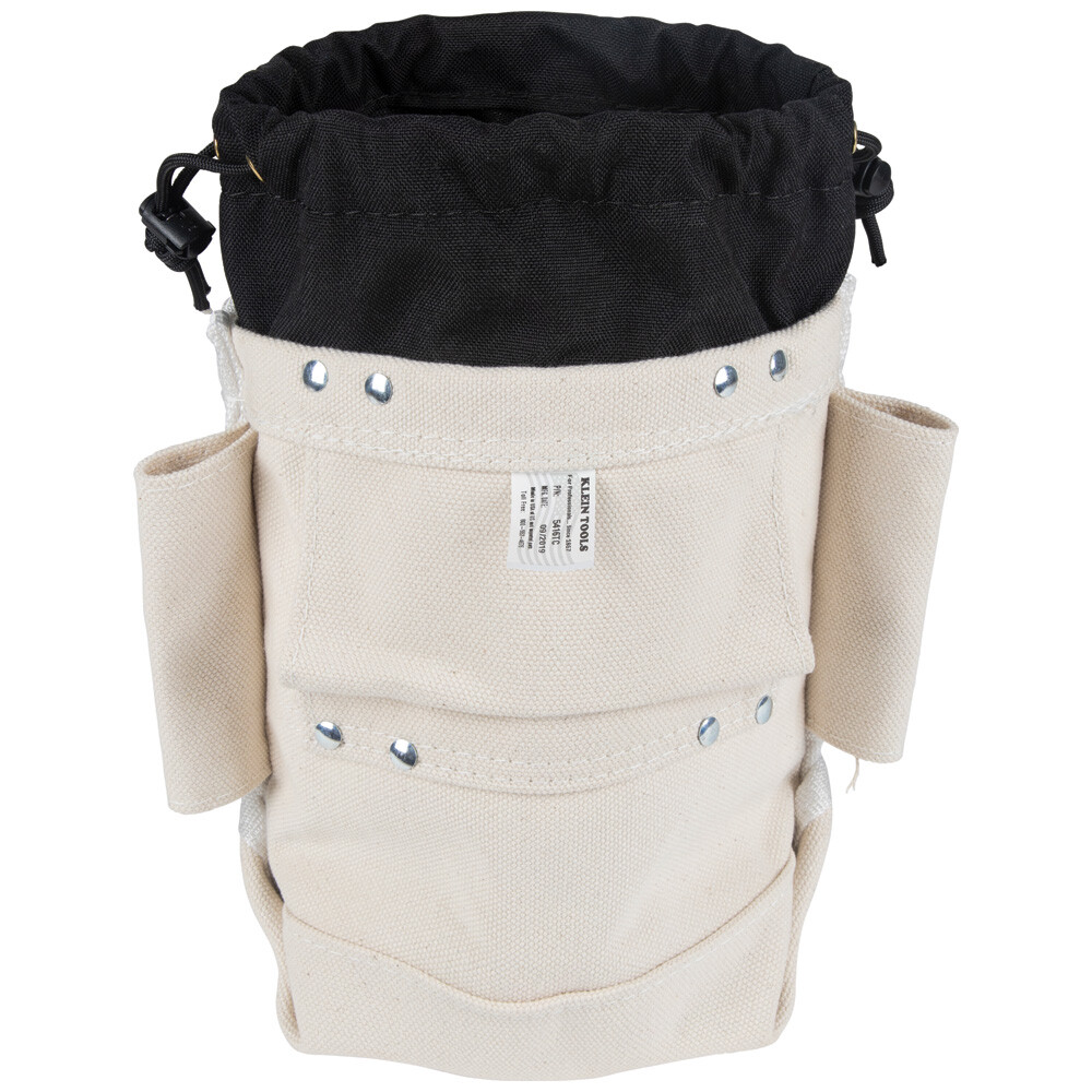 Klein Tools 5416TC Bolt Bag, Top Closing Tool Pouch w/ Tunnel Connect