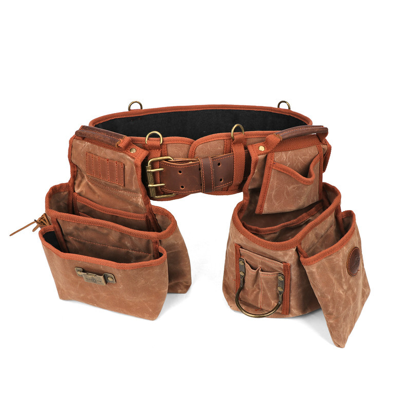 TOURBON Electrician/Carpenter/Framer Tool Contractor Vest Suspender Rig Beltbag