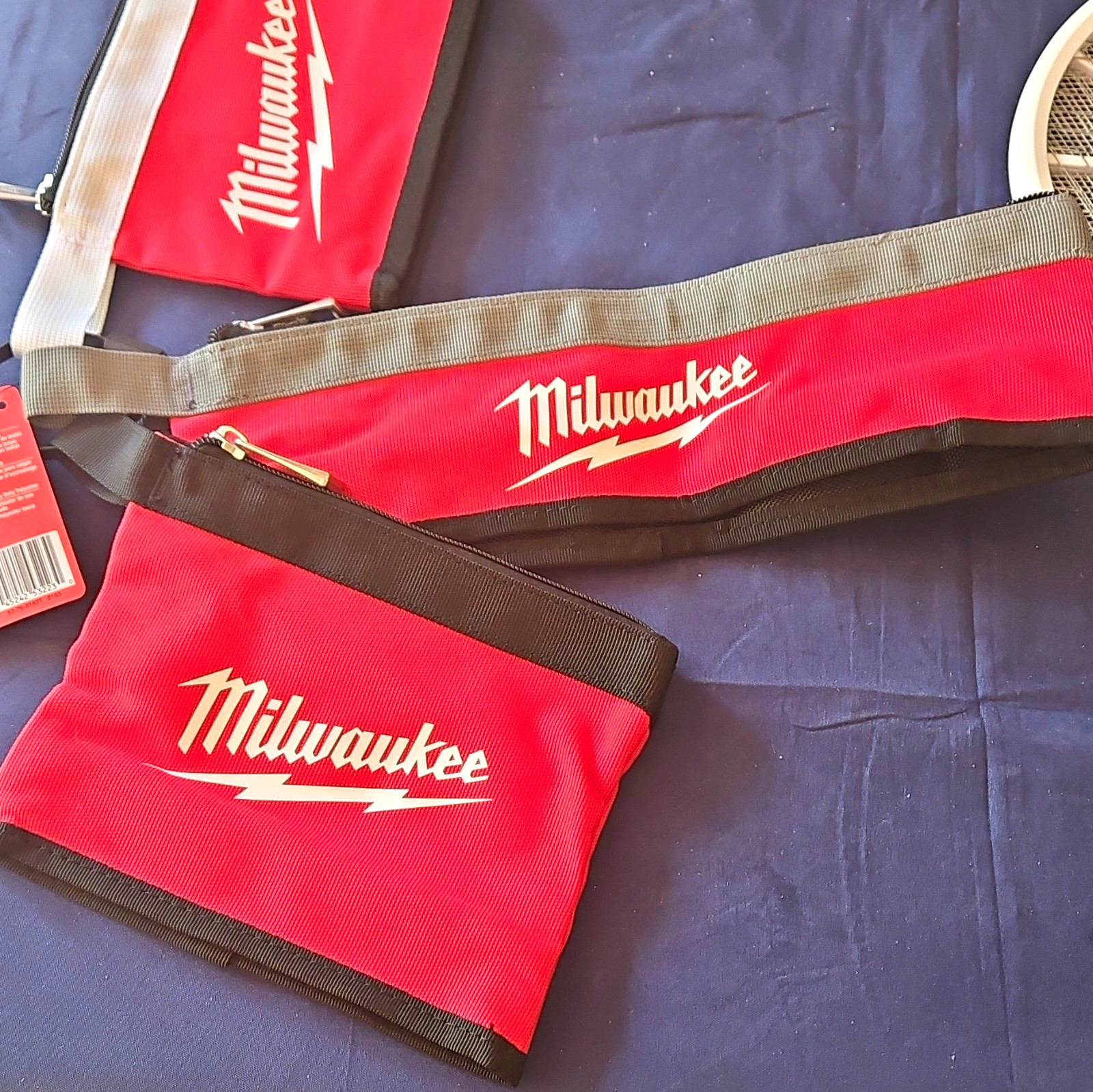 Milwaukee 48-22-8183 Multi-Size Tool Pouch 3-Pack Red/Black/Gray Zipper