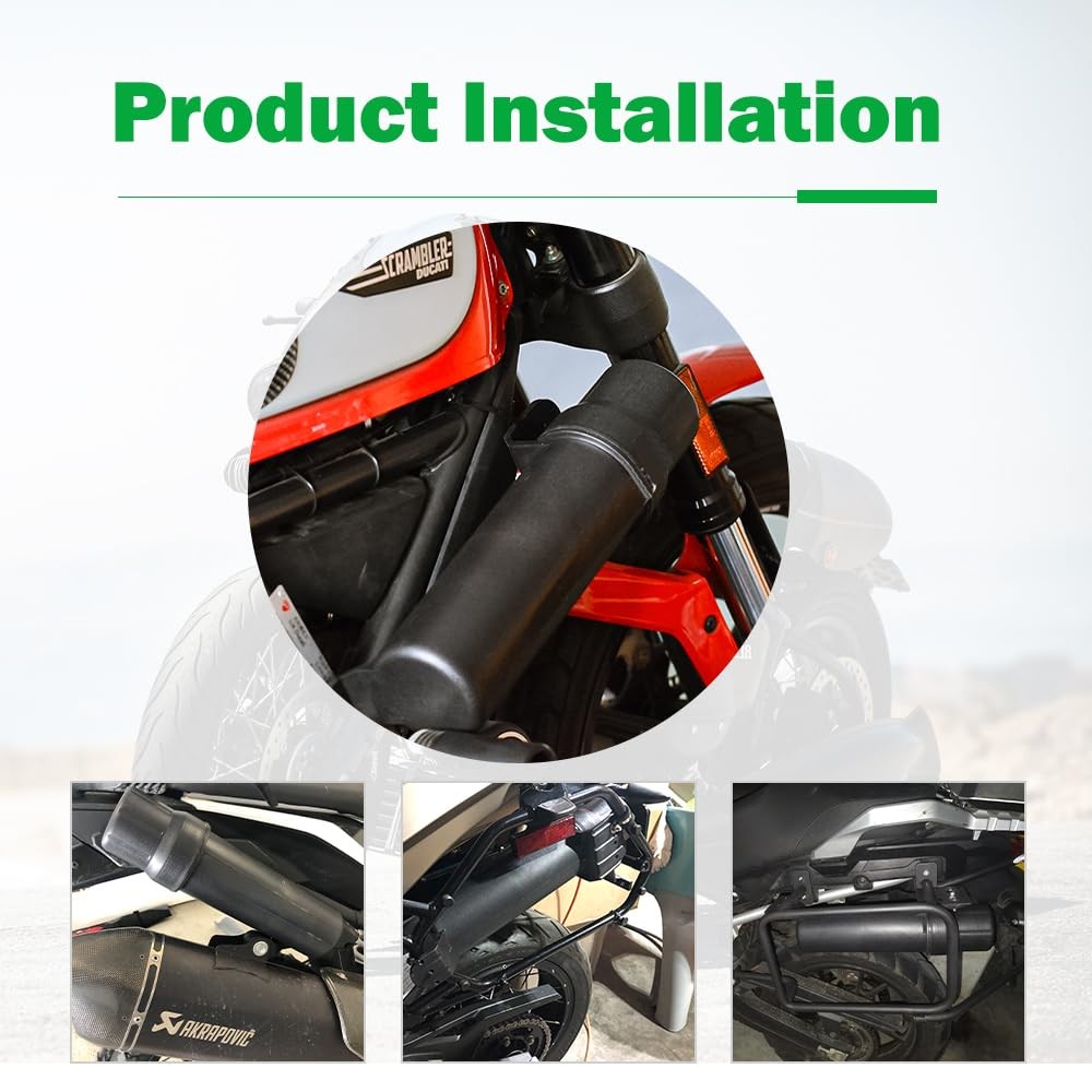 Motorcycle Off-Road Universal Waterproof Tool Tube Gloves Raincoat Storage Bo…