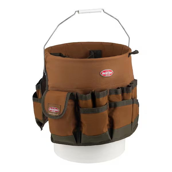 Bucket Tool Organizer Bag Garden 30 Pocket 5 Gallon Storage Work Home Use