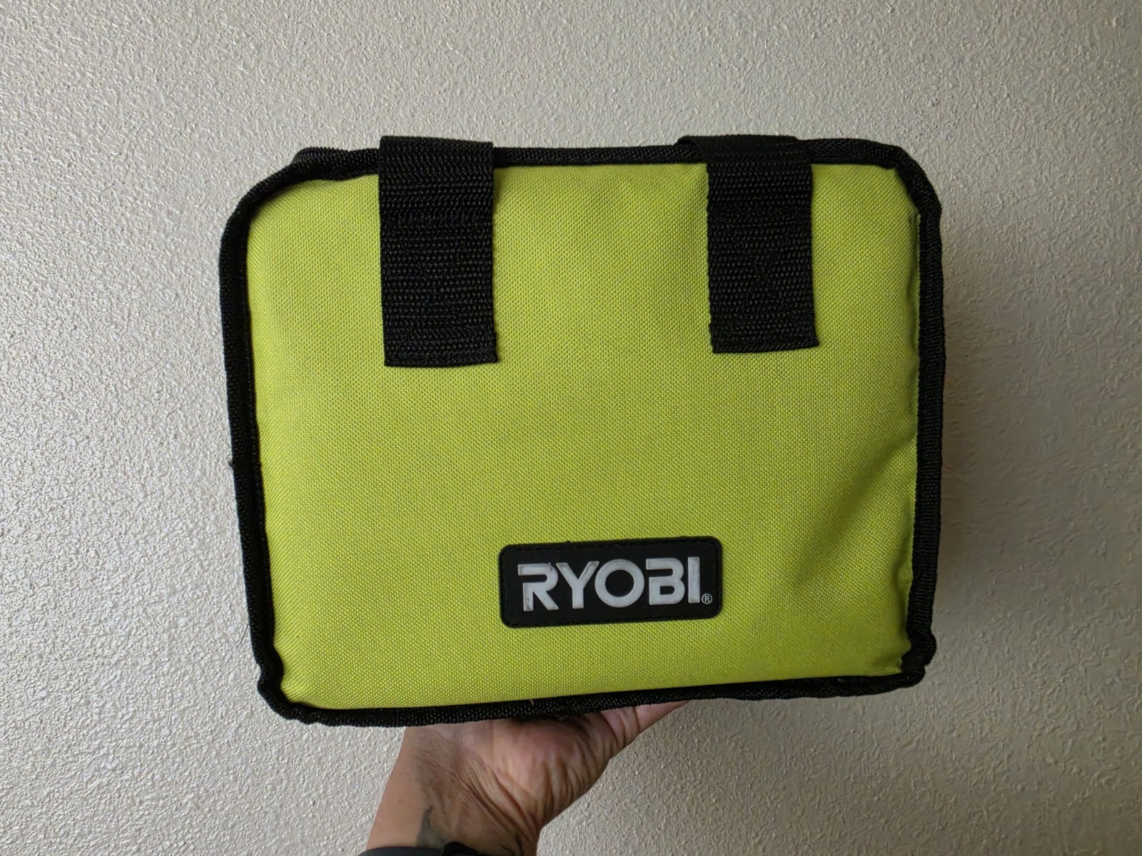 Ryobi Lime Green OEM Tool Tote Bag 10x10x6 Single Bag