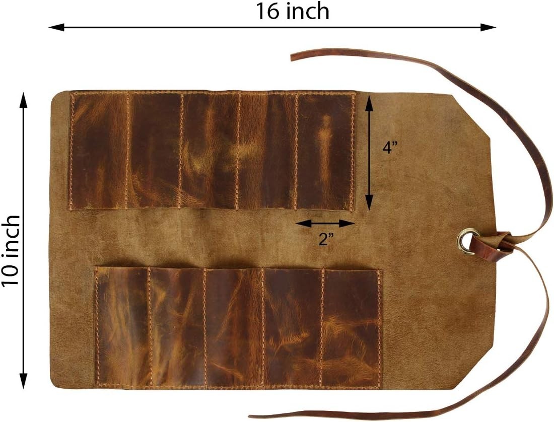 Perfect Father’s Day Gift: Leather Tool Roll Organizer