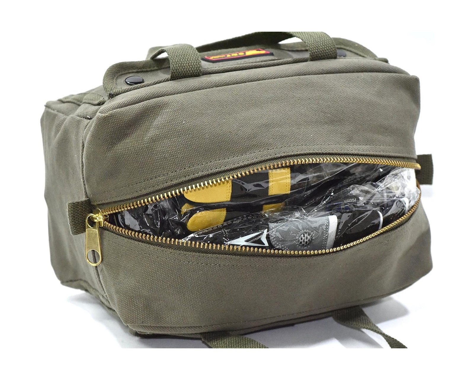 Waxed Canvas All Purpose Military Style Duffle Bag, Water-Resis… FAST USA SHIP