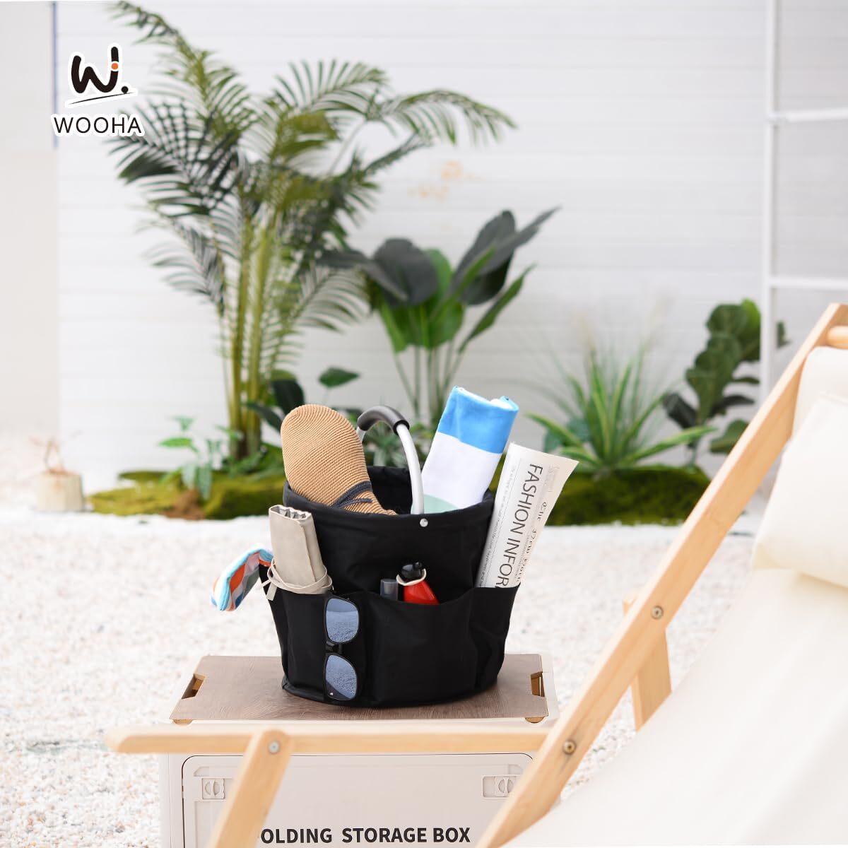 Tool Bag 17l Garden Tool Organizer Foldable Tool Storage Basket Outdoor Beach St