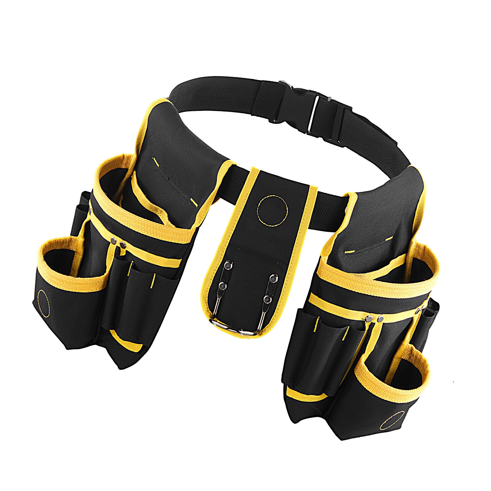 Uimoso Magnetic Electricians Tool Belt with 28 Pockets for Heavy-Duty Use