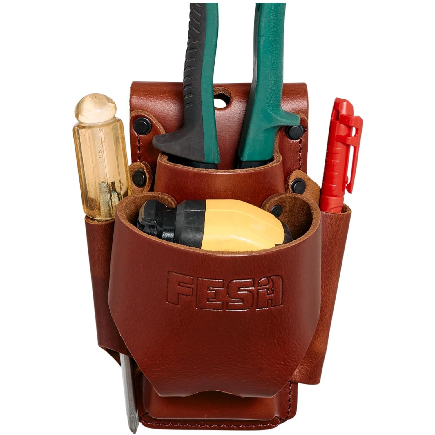 Versatile Leather Belt Tool Pouch for Professionals