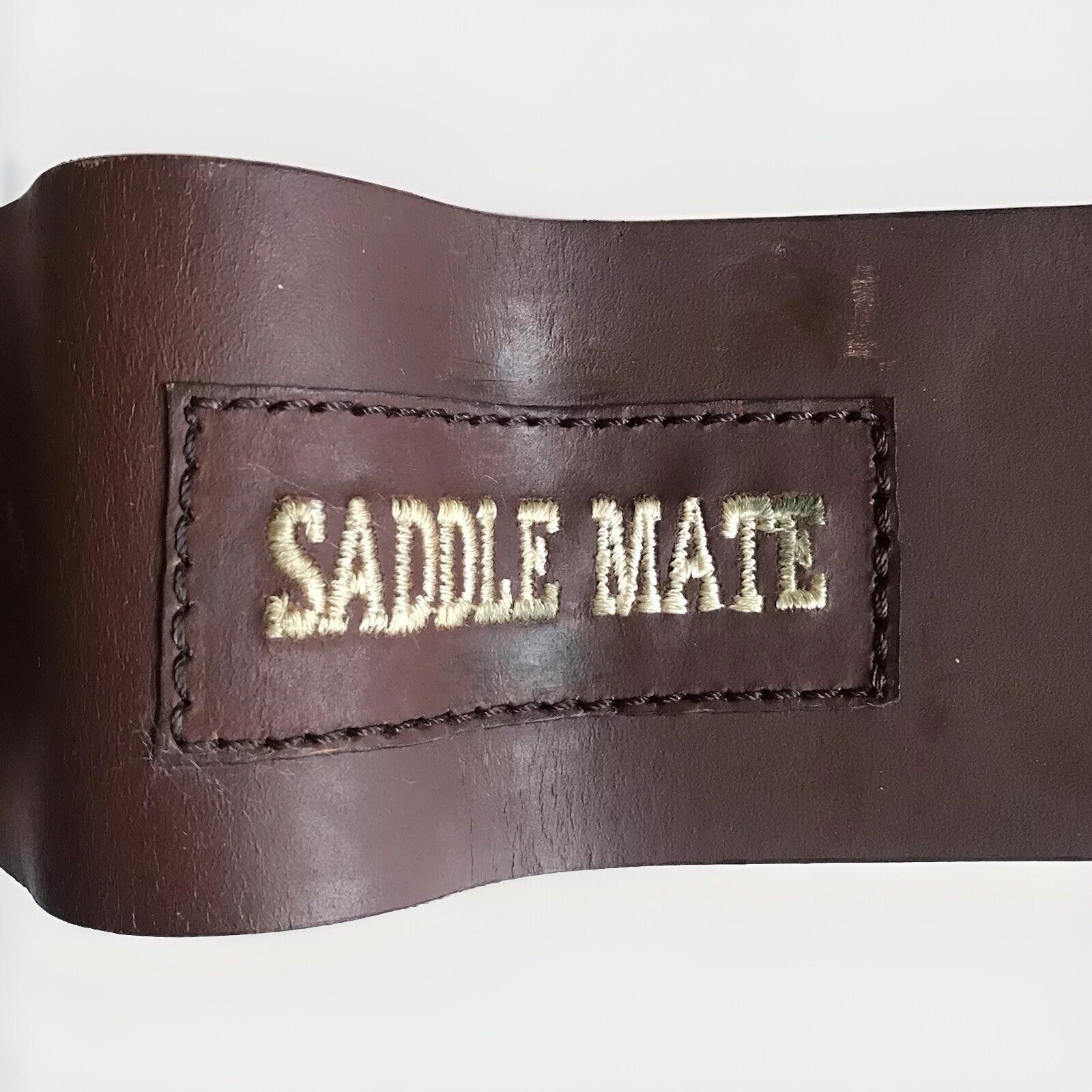 Saddle Mate Leather Utility Tool Work Belt Extra Large Waist Size 32-46 NEW