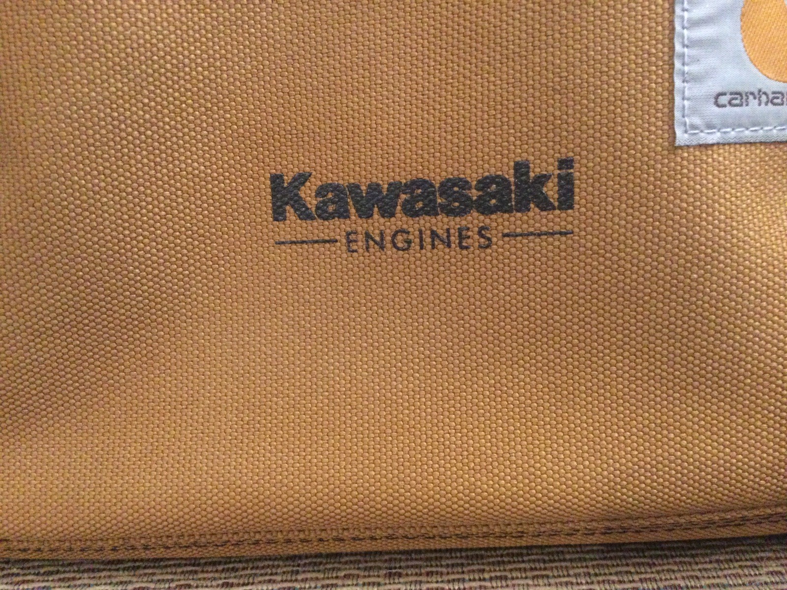 BNWT’s Carhartt Signature Series Kawasaki Engines 14” 6 Pocket Tool Bag.