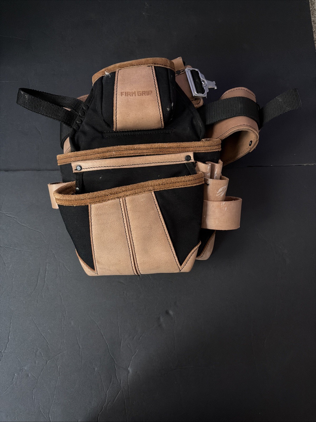 FIRM GRIP Build-A-Rig Padded Leather Tool Belt Size Large/XLarge