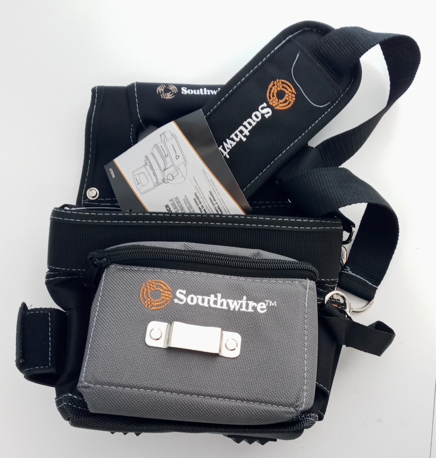 Southwire Tools & Equipment BAGESP Electrician’s Shoulder Pouch Tool Carrier
