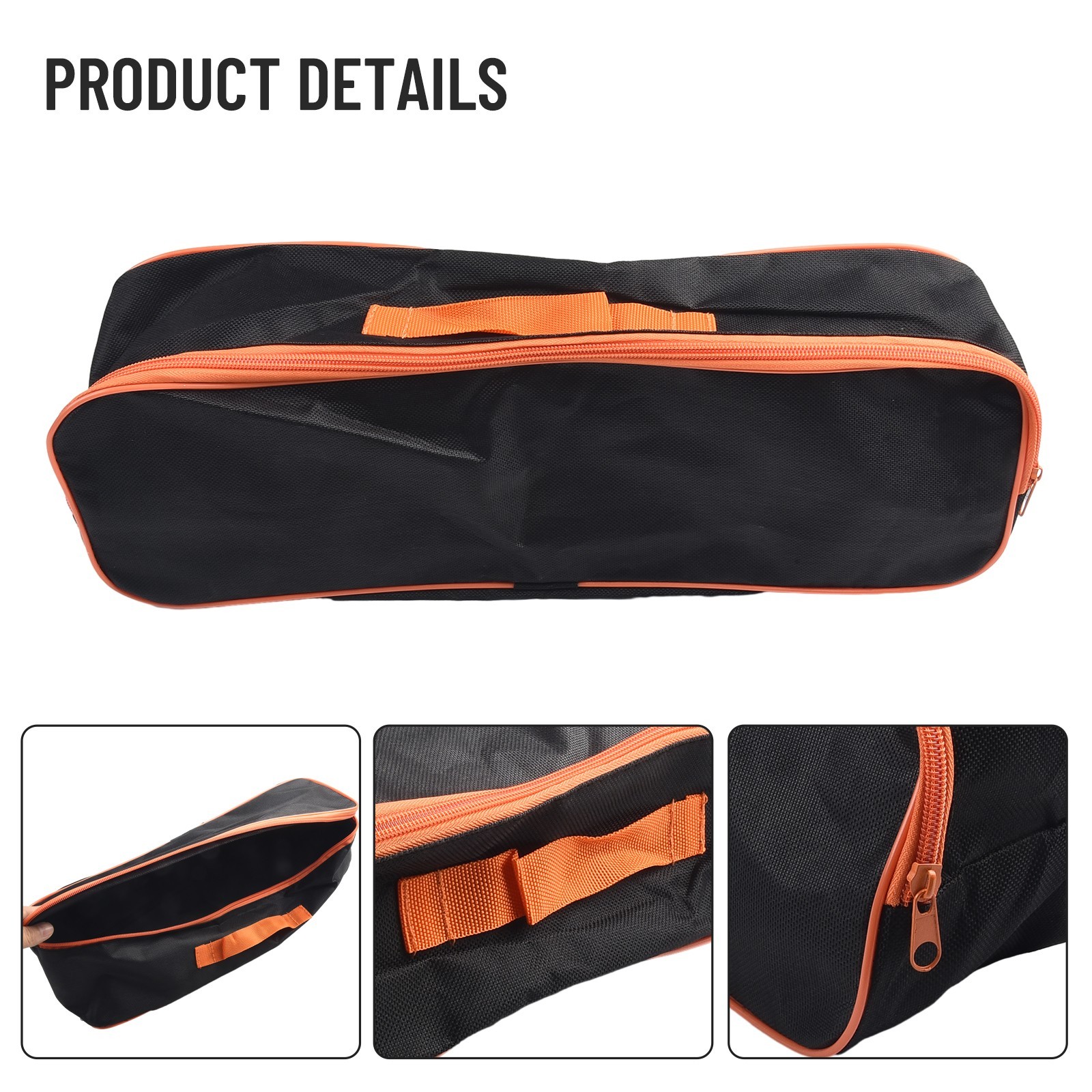 Vacuum Cleaner Tool Bag Storage Black PVC Appro 42*14.5*11cm Polyester