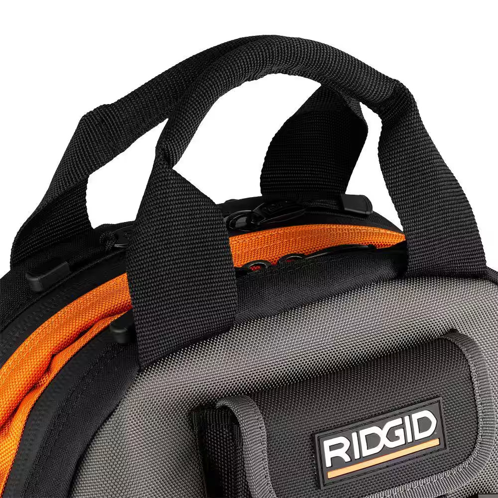 RIDGID 15 In. 55 Pocket Professional Grade Tool Backpack