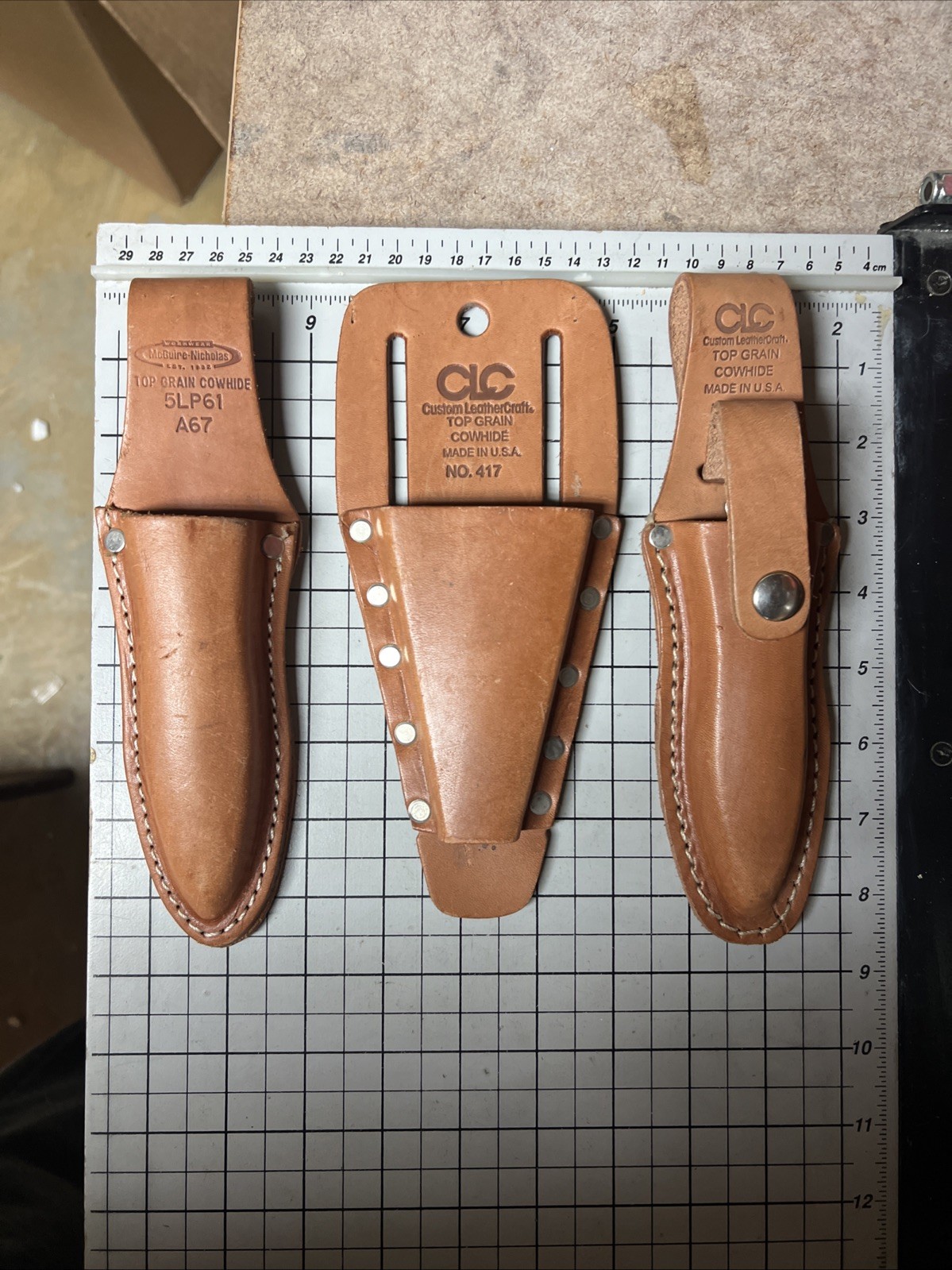 Custom Leather/McGuire-Nicholas Tool Pouches