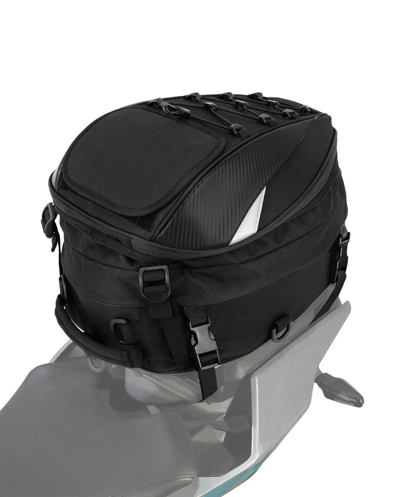 Motorcycle Seat/ Tail Bag – Dual Use Backpack Waterproof Motorbike Helmet Storag