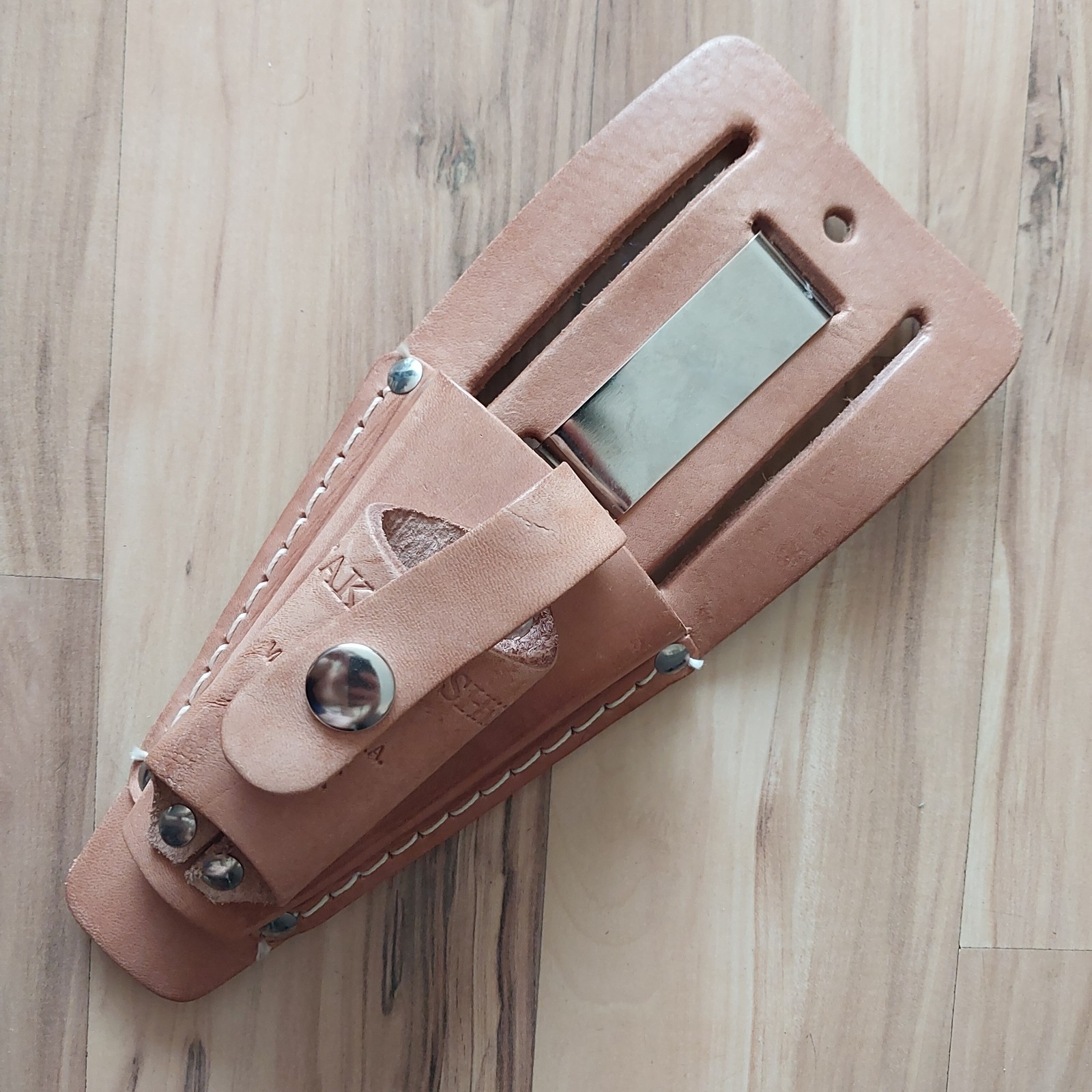 Takumashii Belt Holster. Made In USA. 421X. Full Grain Leather. Double Pliers