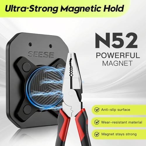 Magnetic Tool Belt Clip Holder – 22 lbs Secure Grip