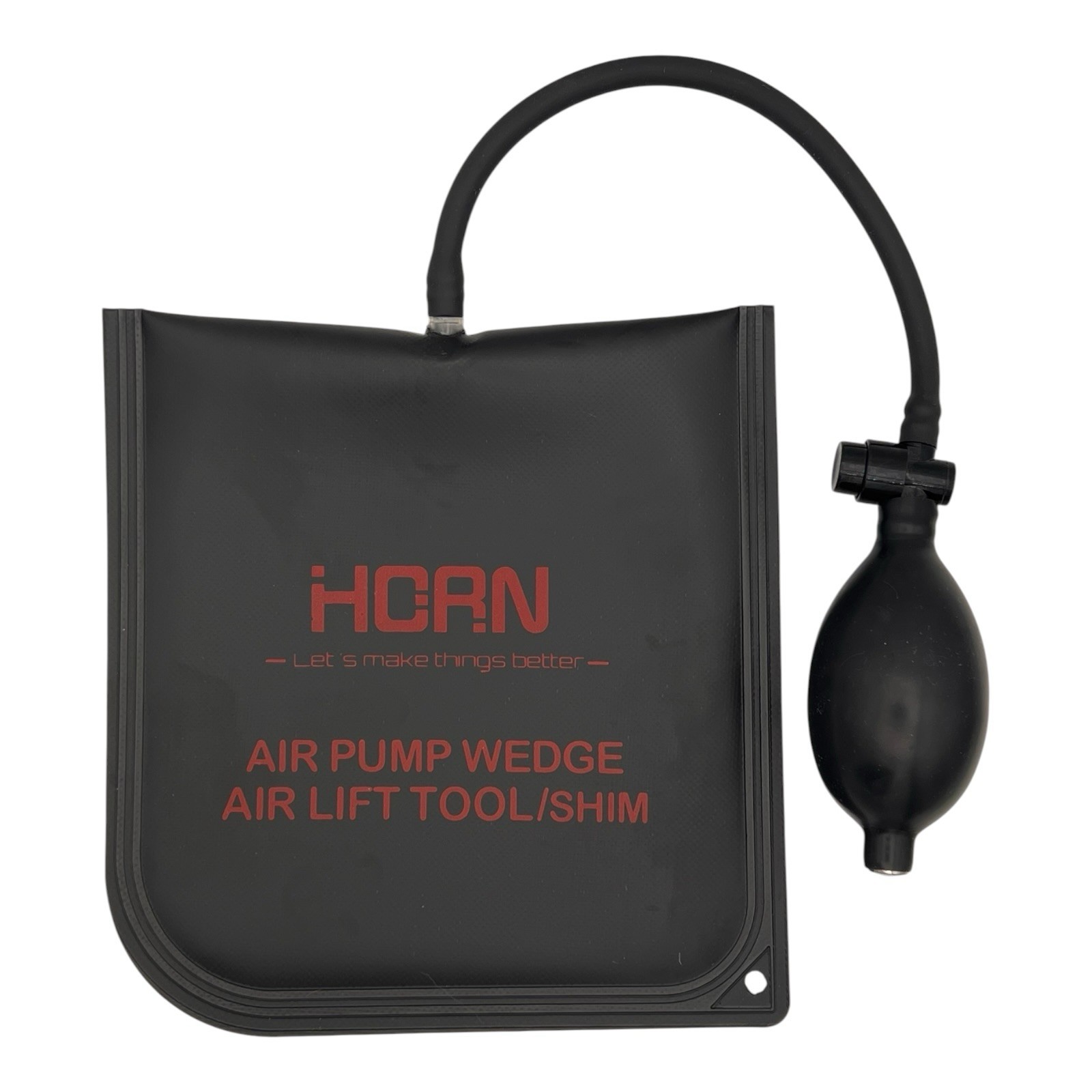 HORN Air Pump Wedge Alignment Tool Inflatable Air Lift Bag Shim up to 300LB 6×6”