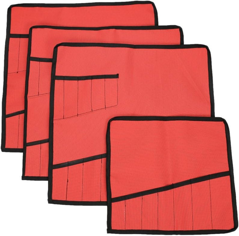 Heavy Duty Oxford Tool Roll Pouch Wrench Holder Organizer Bag with 12 Pockets Se