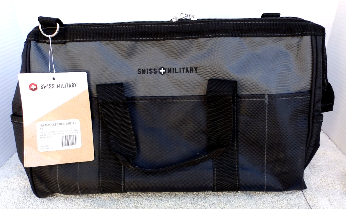 Swiss Military 16 Inch Multi-Pocket Tool Bag W/Handle Brand New