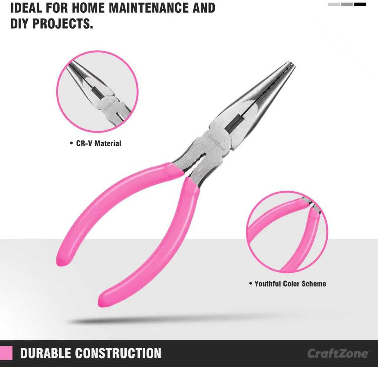 Women’s Pink Tool Set with Shoulder Strap – 21-Piece Portable Kit