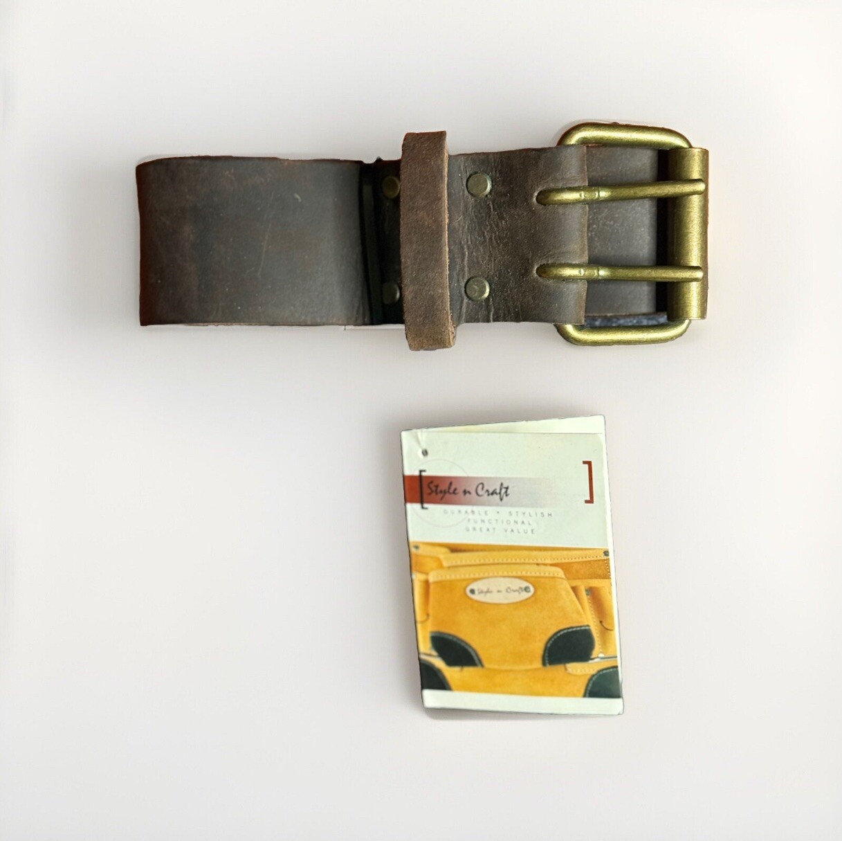Style And Craft Tool Belt (Belt Only) Brown