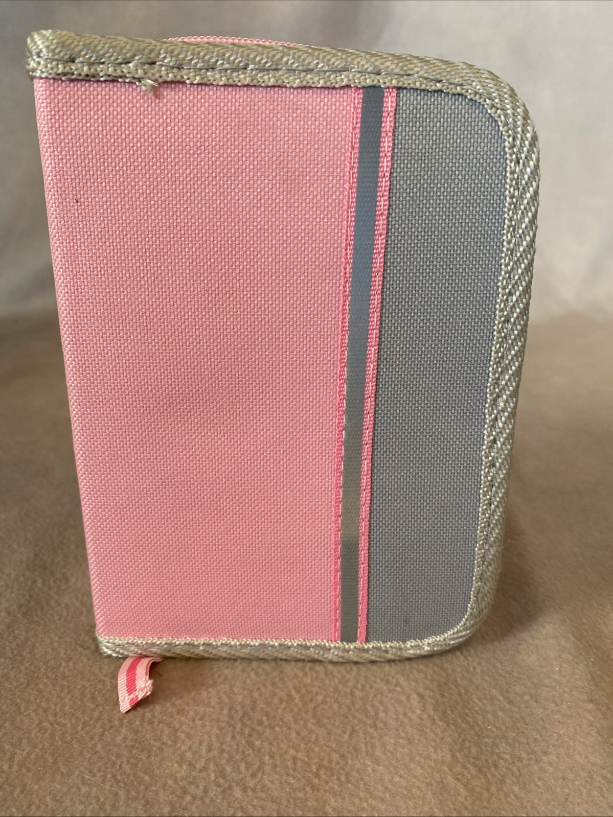 Tool Set housed in a pink canvas zippered case